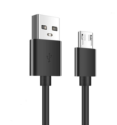 Wings Micro USB Cable 2.5 A 1 m Data Cable for Fast Charging and Data Sync(Compatible with Realme C21, Black, One Cable)