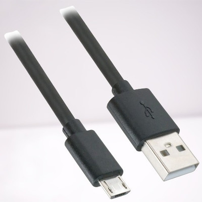 Wings Micro USB Cable 2.5 A 1 m Ultra USB Cable for Power Charging Cable|2.5 Amp Charging Speed|Sync Micro USB Cable for All Android Smartphones(Compatible with LG W31, Black, One Cable)