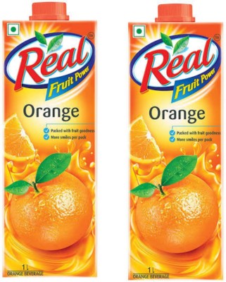 Real orange juice 2 ltr combo pack(2 x 1 L)