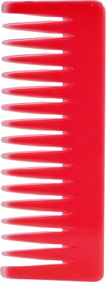 Scarlet Line Hand Crafted Detangling / Rake Hair Comb For Men And Women, 16 Cm, Peach Color