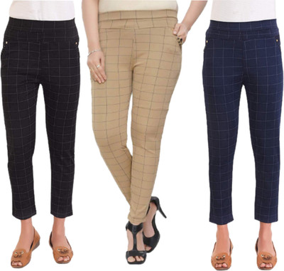 Cloud Star Multicolor Jegging(Checkered)