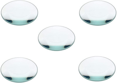 ERHIndia (Pack of 5) Convex Lens (50 mm Diameter) (Focal Length 25 cm) for DIY Science Experiments, Projects Kits and Science Labs(Brown)