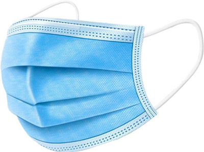 Suchi Nose Pin Surgical Mask With Melt Blown Fabric Layer(Blue, Free Size, Pack of 1, 3 Ply)