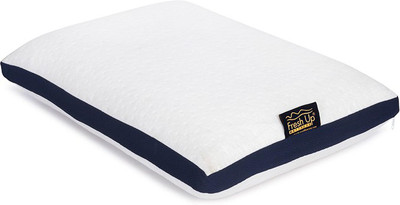 Fresh Up Memory Foam Solid Orthopaedic Pillow Pack of 1(White)