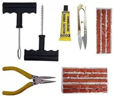 SRPHERE SR 22 Tubeless Tyre Puncture Repair Kit For Bike and Cars Tubeless Tyre Puncture Repair Kit Tubed Tyre Puncture Repair Kit