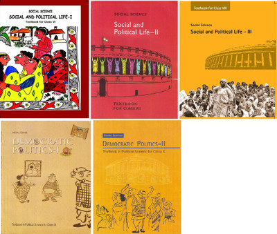 Ncert Textbook For Class 6TH TO 10TH ( Political Science) Combo Set OF 5(Paperback, NCERT)