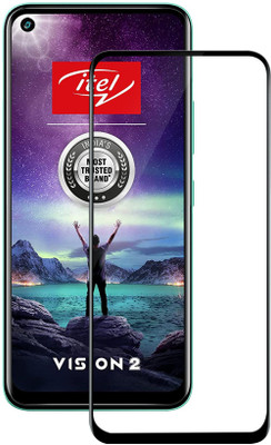 Express Buy Edge To Edge Tempered Glass for itel Vision2(Pack of 1)