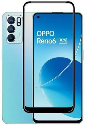 Hyper Edge To Edge Tempered Glass for OPPO Reno6 5G(Pack of 1)