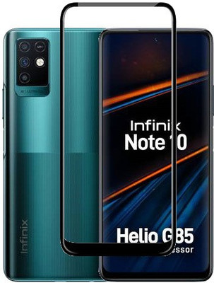 FlipSmartGuard Edge To Edge Tempered Glass for Infinix Note 10, Infinix Note 10 Pro, Infinix Note 7(Pack of 1)