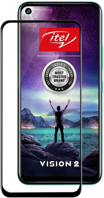 VAlight Edge To Edge Tempered Glass for Itel Vision 2(Pack of 1)