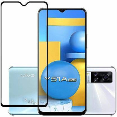 NIMBUDA Edge To Edge Tempered Glass for VIVO Y51A(Pack of 1)