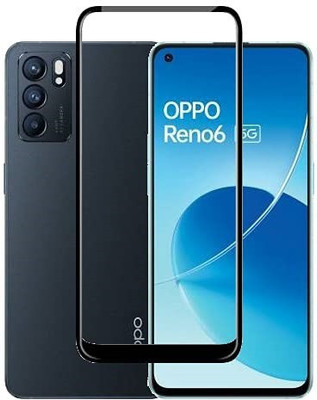 AKSHUD Edge To Edge Tempered Glass for OPPO RENO6 5G(Pack of 1)