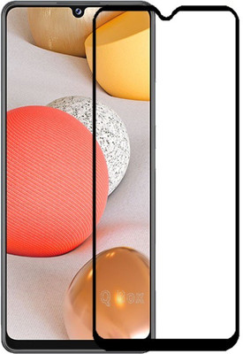 Q Box Edge To Edge Tempered Glass for samsung galaxy A42(Pack of 1)