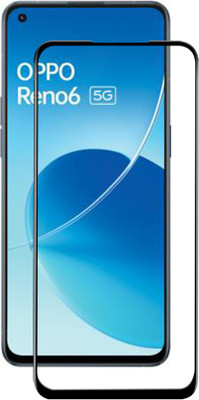 MT Guard Edge To Edge Tempered Glass for OPPO Reno6 5G(Pack of 1)
