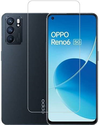 BRENZZ Tempered Glass Guard for OPPO Reno6 5G, OPPO Reno 6(Pack of 1)