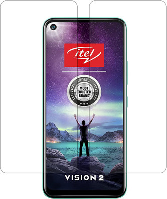 VAlight Tempered Glass Guard for itel Vision2(Pack of 2)