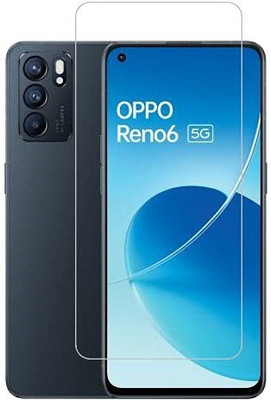 BRENZZ Tempered Glass Guard for OPPO Reno6 5G, OPPO Reno 6(Pack of 1)
