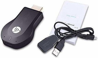 JANROCK Anycast M9 Plus Wireless WiFi 1080P HDMI Display TV Dongle Receiver Media Streaming Device(Black)