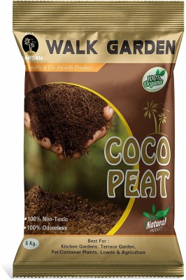 Garden of eiden Organic COCOPEAT (5KG) || Ready to Use cocopeat for Indoor-Outdoor Plants Potting Mixture, Husk(5 kg, Powder)