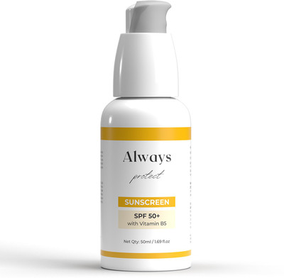 DoMoreAlways Protect Sunscreen SPF 50+ | Lightweight, Non-sticky and Quick Absorbing | For Men & Women | Broad Spectrum Protection from UVA & UVB | Sun Screen Protector For Normal/Oily Skin - SPF 50+(50 ml)