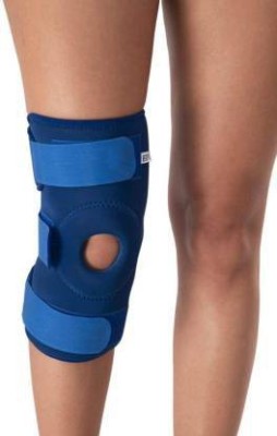 PARISILL Functional Knee Support Open Patella Hinge Knee Brace Support Knee Support (Blue) Knee Support(Blue)