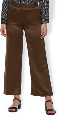 VAN HEUSEN Regular Fit Women Brown Trousers