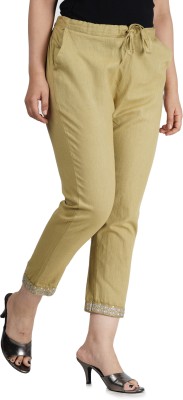 namrita prints Regular Fit Women Yellow Trousers