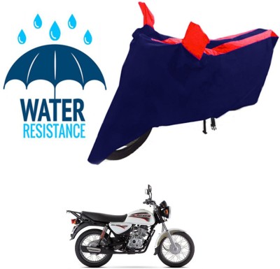 RONISH Waterproof Two Wheeler Cover for Bajaj(Boxer AT, Black, Red)