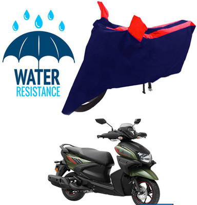 MMSSTAR Waterproof Two Wheeler Cover for Yamaha(RayZR 125 Fi, Black, Red)