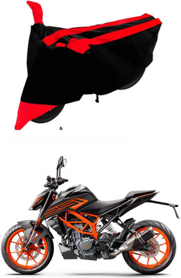 Barsati Two Wheeler Cover for KTM(125 Duke, Red)