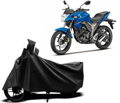 THE REAL ARV Waterproof Two Wheeler Cover for Suzuki(Gixxer, Black)