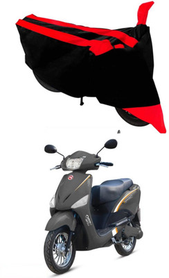 APNEK Waterproof Two Wheeler Cover for Hero(Electric Optima, Red)
