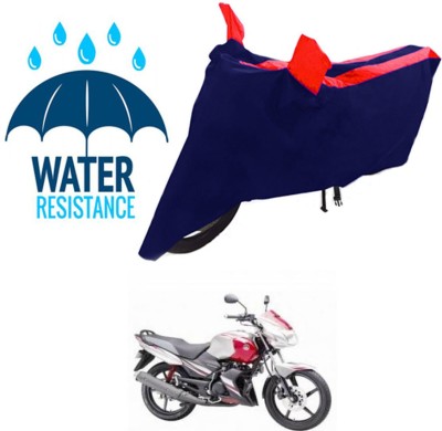 RONISH Waterproof Two Wheeler Cover for Yamaha(Gladiator Graffitti, Black, Red)