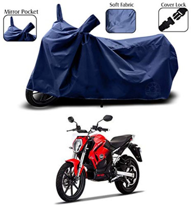 AUTOCAD Waterproof Two Wheeler Cover for Revolt(RV 400, Blue)