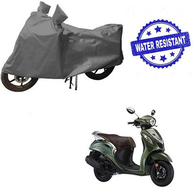 HYBRIDS COLLECTION Waterproof Two Wheeler Cover for Yamaha(Fascino, Grey)