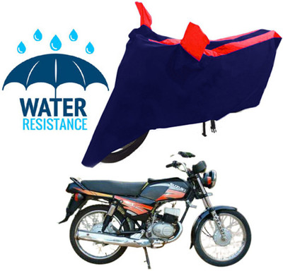 RONISH Waterproof Two Wheeler Cover for Suzuki(Samurai, Red)
