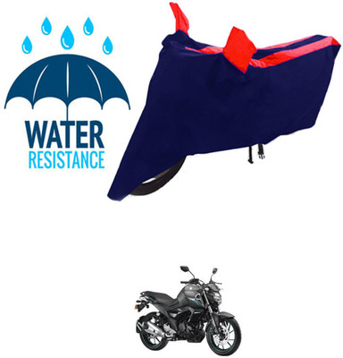 RONISH Waterproof Two Wheeler Cover for Yamaha(FZ S V3.0 FI, Black, Red)