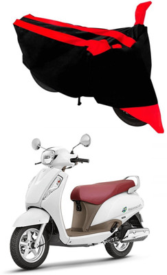 APNEK Waterproof Two Wheeler Cover for Suzuki(Access 125, Red)