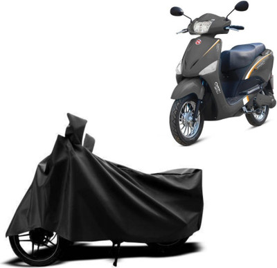 THE REAL ARV Waterproof Two Wheeler Cover for Hero(Electric Optima, Black)