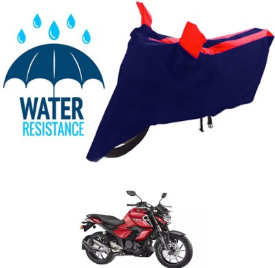 RONISH Waterproof Two Wheeler Cover for Yamaha(FZ S V3.0 FI, Black, Red)