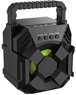 Techobucks New Quality Soundbar Karaoke Wireless Portable 3D sound Splashproof led Light & Carry Handle-Travel Multimedia Mp3 Player mini Home theatre MP3 Player(Black, 5 Display)