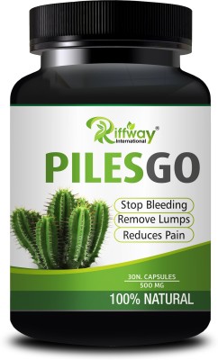 Riffway Piles Go Piles Capsules For Pain & Constipation -: Natural Herbs