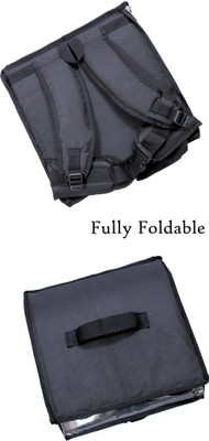 Ultrafine Thermal Insulated 45L Ice-cream/ Pizza/Food/Grocery easy carriage Delivery Bag 45 L Backpack(Black)