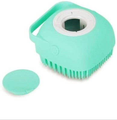 TEDRED soft bath brush scrubber with shampoo dispenser multicolor