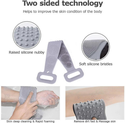 TEDRED Double Side Body Wash scrubber belt multicolor