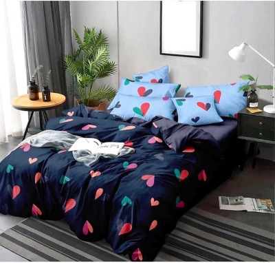 IIMPERIAL 180 TC Cotton Double Printed Flat Bedsheet(Pack of 1, DESIGN-107)