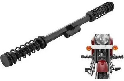 Bullkartzone Heavy Metal Single Rod Leg Guard for Royal Enfield All bike Models Bike Crash Guard(Royal Enfield)