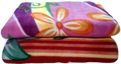 SIMAM Abstract Single Fleece Blanket for  AC Room(Microfiber, Printed)
