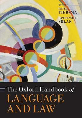 The Oxford Handbook of Language and Law(English, Paperback, unknown)