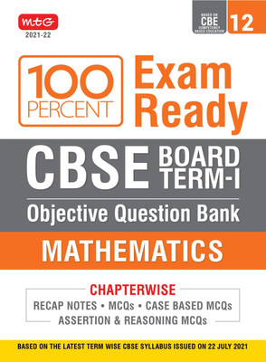 Class 12-100 Percent Exam Ready Cbse Board Term 1 Objective Question Bank Mathematics(English, Paperback, unknown)
